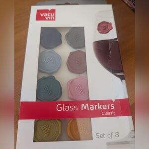 Vacu Vin Glass Markers Set of 8